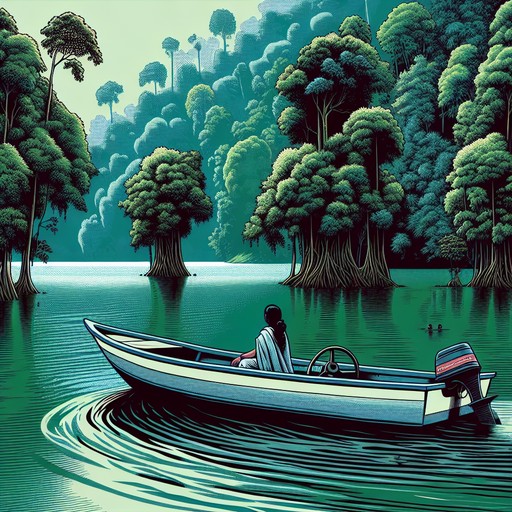 Лодка на озере