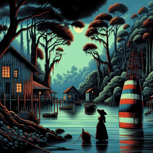 Буй на озере