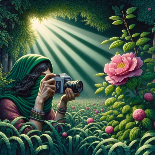 Туман в саду