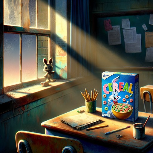 Кролик на окне