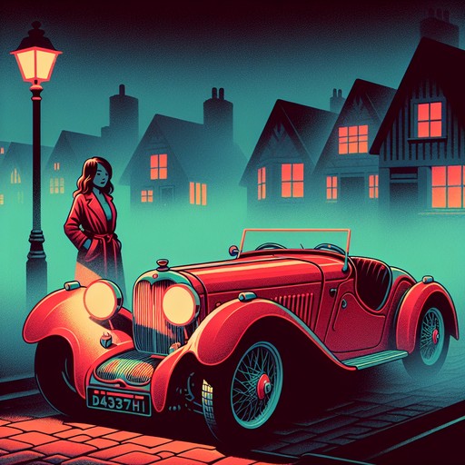 Красный родстер