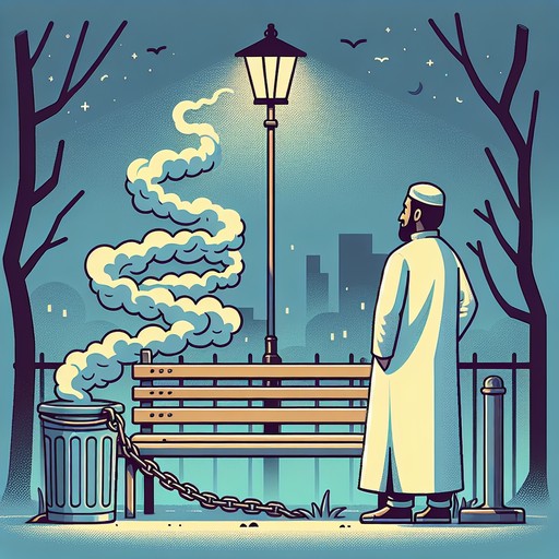 Скамейка на цепи