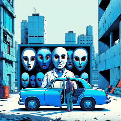 Маски на заднем сиденье