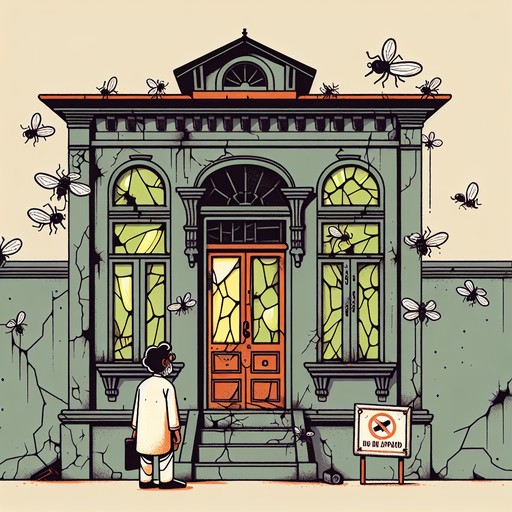 Муха на окне