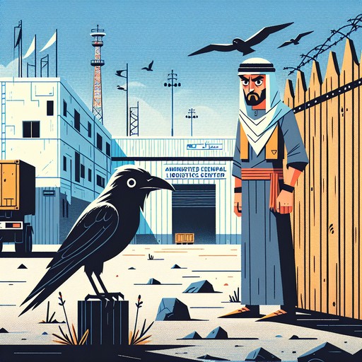 Ворона на заборе