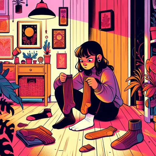 Коричневые носки